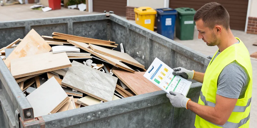 Location de benne pour vos travaux : comment bien choisir selon le type de déchets ?