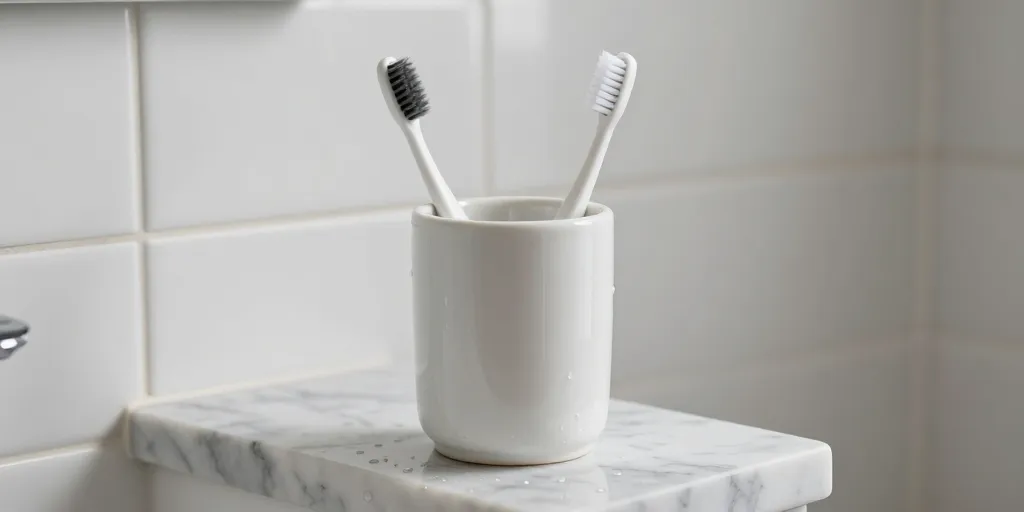 Porte-brosse à dents : le petit détail qui change toute la salle de bains