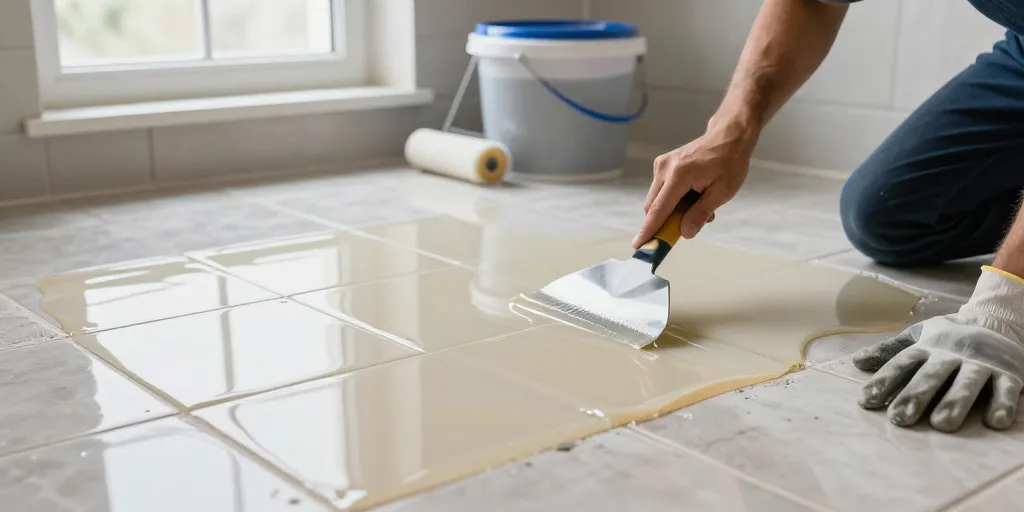 Poser de la résine sur du carrelage : le guide complet (préparation, pose et pièges à éviter)