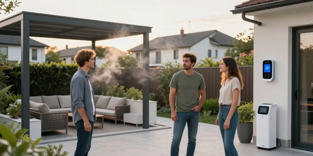 Réguler naturellement la température sur sa terrasse grâce à des solutions intelligentes