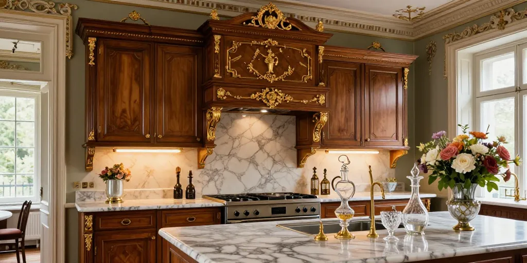 Comment aménager une cuisine au style baroque ?