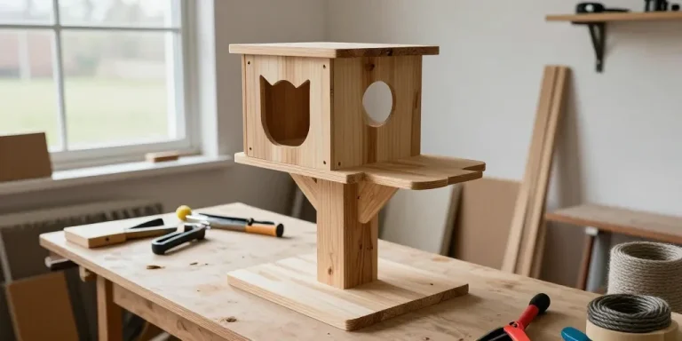 bricolage arbre a chat maison