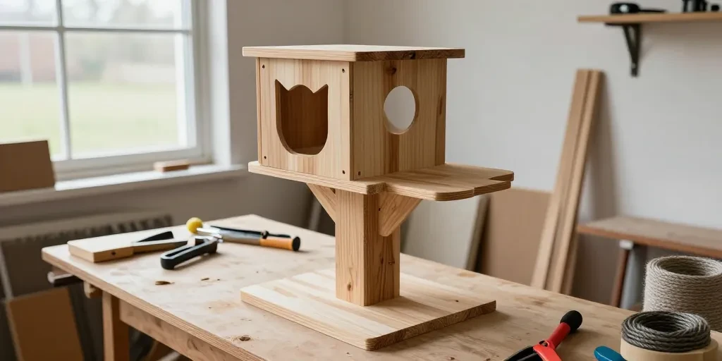 Bricolage arbre à chat maison : pourquoi les arbres commerciaux échouent et comment fabriquer celui qui durera